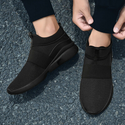 

Mens Shoes Casual Black Color Sport Mesh Breathable Running Sneakers Wholesale