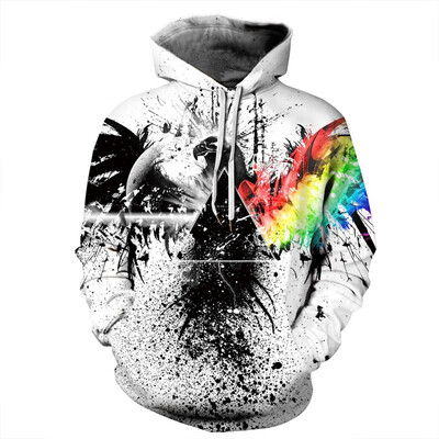 

Men Horror Clown Autumn Drawstring 3D Printed Hoodies Men Women Couple Hoodies 3D Print Hoody Casual