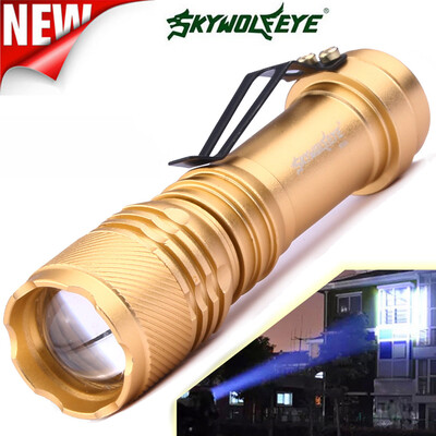 

Saidsome Q5 AA14500 3 Modes ZOOMABLE LED Flashlight Torch Super Bright flashlight lamp