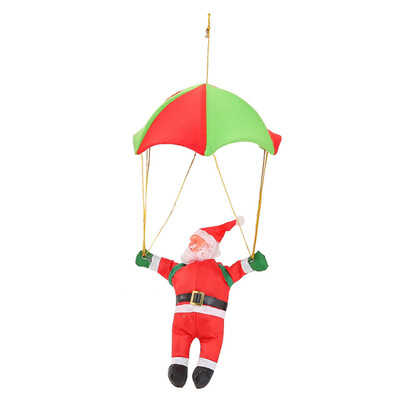 

〖Follure〗Santa Claus In Parachute Christmas Tree Hanging Ornament Xmas Decoration