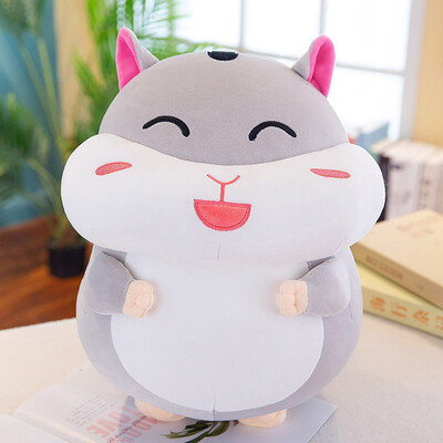 

Tailored Cute Kawaii Cartoon Plush Hamster Funny Toys Soft Stuffed Dolls Kids Gift 25cm
