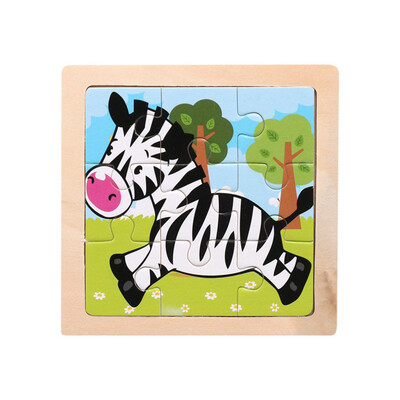 

Tailored Wooden Kids 16 Piece Jigsaw Toys Education And Learning Puzzles Toys