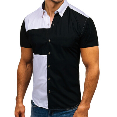 

Two Tone Panel Casual Shirt