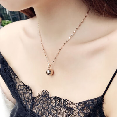 

Girlfriend necklace female Korean version of the clavicle chain simple sister chain Japan&South Korea students Sen creative hi