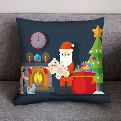 

Tailored Print Pillow Case Polyester Sofa Car Cushion Cover Home Decor