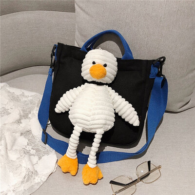 

Tailored Female Cute Bag Doll Animal Bag Cartoon Casual Fashion Shoulder Messenger Bag