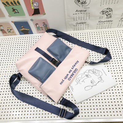 

Ins style schoolbag female Korean version of high school backpack college students feel pu shoulder bag