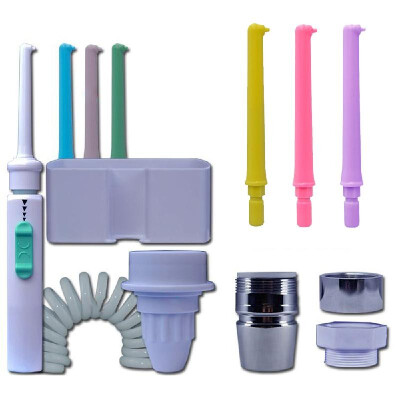 

6 Nozzle Faucet Oral Irrigator Water Tooth Flosser Portable Teeth Irrigators Water Jet Toothbrush Oral Irrigation Teeth Cleaning T