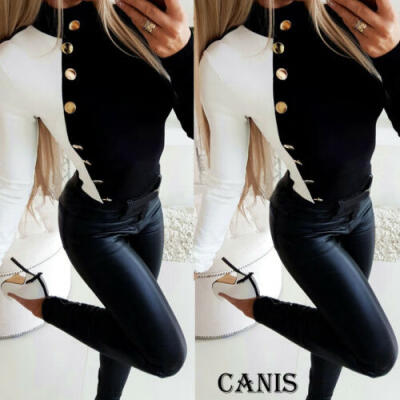 

Women Long Sleeve Turtleneck Casual Slim Tops Knit Sweater Winter T-shirt Blouse