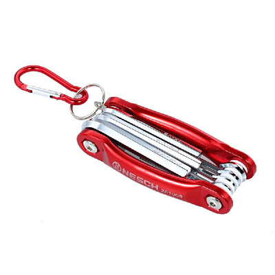 

8-in-1 Portable Allen Wrench Set Folding Hex Keys Metal Internal Metric Allen Wrench Hexagon Key Set