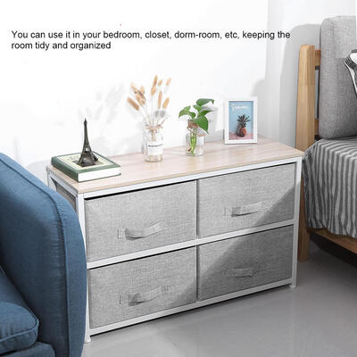 

Detachable Storage Drawer Fabric Drawer Iron Frame Bedroom Closet Room Organizer Shelf Storage Organizer Drawer