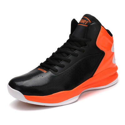 

Mens fashion sports mens running shoes wear-resistant shock basketball shoes tide leisure