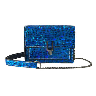 

Women Shoulder Bag Laser Leather Crossbody Bags Messenger Chain Sling Purse