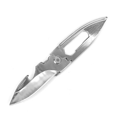 

Stainless Steel Portable EDC Multi folding knife bottle opener Pocket Mini