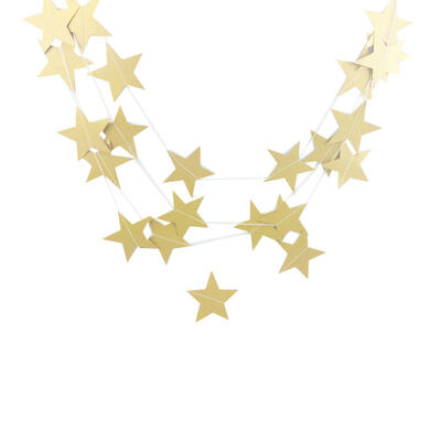

4m Paper Star Christmas Tree Garland Wedding Party Banner Hanging Decoration