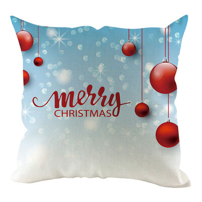 

Tailored Christmas Pillow Cover Pillowcases Decorative Sofa Cushion Cover Home Decoration