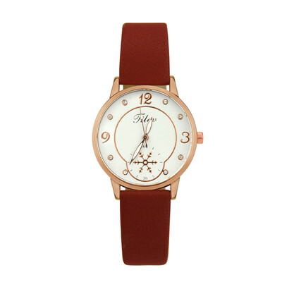 

RM Simple Style Fashion Casual Womens Watch Quartz Watch Leather Strap Watch