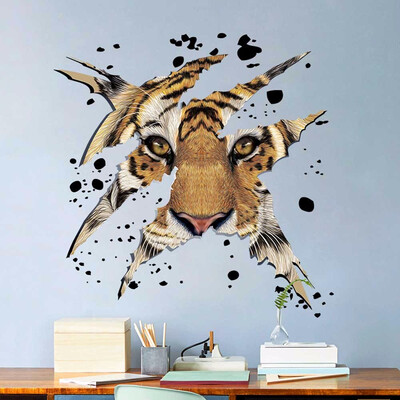 

〖Follure〗Company Office Decorations Domineering Tiger Head Wall Stickers