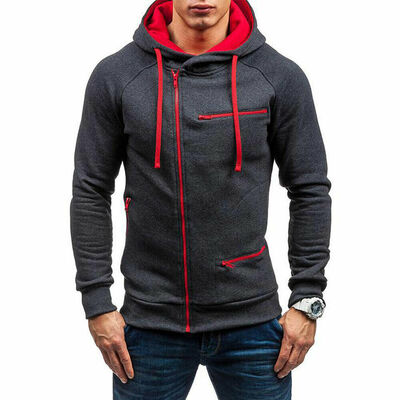 

Mens Hoodie Warm Hooded Sweatshirt Coat Tops Jacket Outwear Jumper Sweater