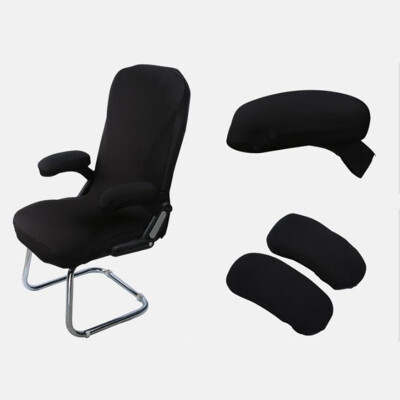 

2pcs Set Chair Armrest Covers Elastic Protector Office Arm Armchair Cover Accs