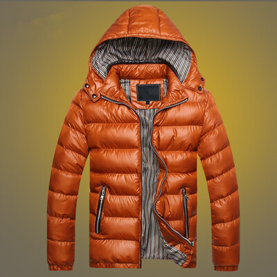

Mens Padded Jacket Coat Quilted Puffer Hooded Bubble Zip Winter Outwear -3XL
