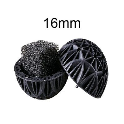 

100pcs Aquarium Bio Balls Fish Tank Filters Black 16MM26MM accesorios acuarios peces