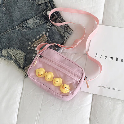 

Tailored Women Cute Student Canvas Bag Versatile Shoulder Messenger Bag