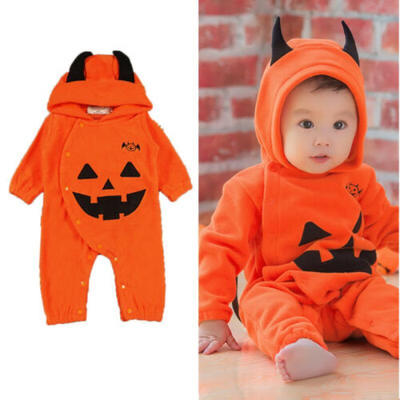 

Newborn Kids Baby Boy Girls Halloween Romper Jumpsuit Bodysuit Clothes Outfits