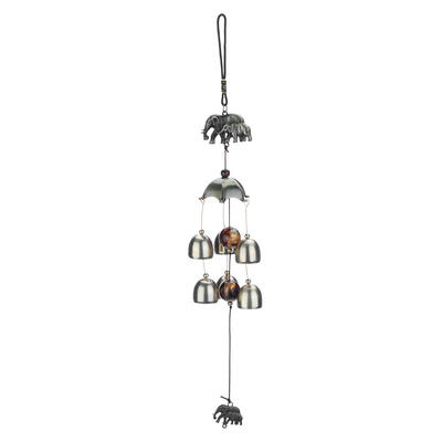 

Alloy Metal Wind Chime Antique Chapel Wind Bells Garden Wall Hang Ornament