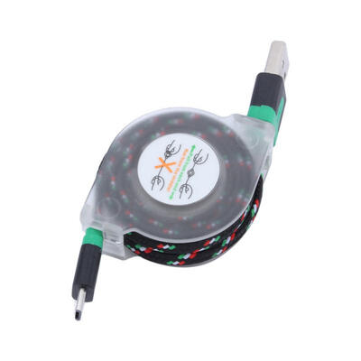 

Retractable Micro USB Cable Portable Charging And Syncing Cord For Android Phone
