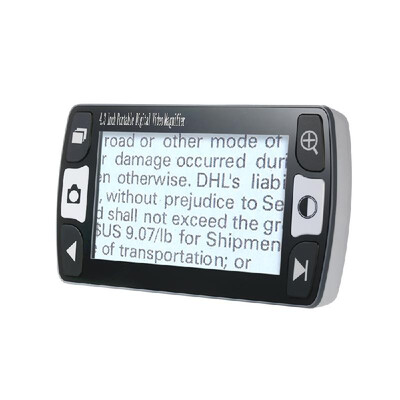

43-inch 6x-16x Mobile Portable Digital Magnifier Handheld Electronic Reading Aid Support AV Output to TV with 12 Kinds of Color