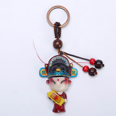 

Beijing Opera Facebook Keychain Chinese Style Featured Gift Pendant