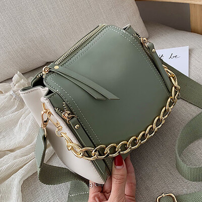 

Foreign style small bag women 2019 new wave Korean portable chain bucket bag fashion Joker Messenger bag