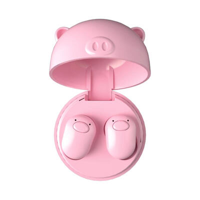 

S620-RWS Mini True TWS Cute Pig Wireless Bluetooth Earphone In-Ear Headset