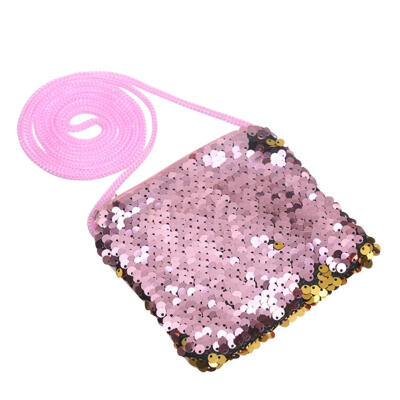 

Cute Sequins Shoulder Messenger Handbags Kids Girls Glitter Crossbody Bags