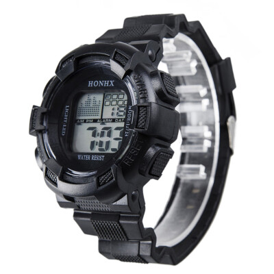 

Waterproof Men Boy LCD Digital Stopwatch Date Rubber Sport Wrist Watch NEW