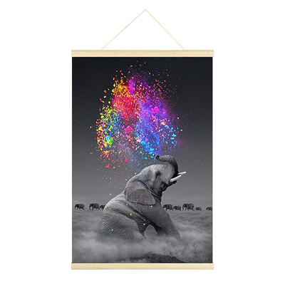 

5D DIY Full Drill Hanging Diamond Painting Elephant Embroidery Mosaic Kit