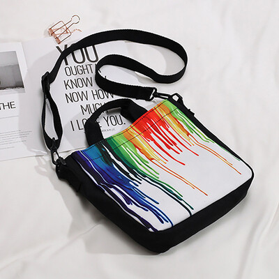 

Tailored Women Fashion Canvas Painted Bag Coin Purse Shoulder Messenger Casual Bags