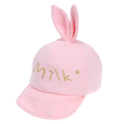 

Cute Baby Cap with Ears Cute Rabbit Kids Sun Hat Cap Cotton Baseball Cap