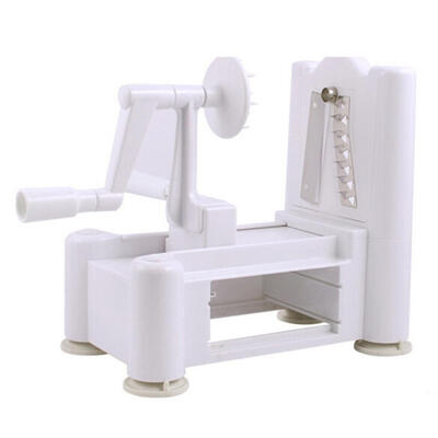 

Hand-Cranked Spirality Vegetable Slicer Fruit Chopper Cutter Kitchen Tool