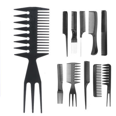 

Greensen 10pcs Set Professional Hair Styling Combs Salon Barber Combs for Different Functions