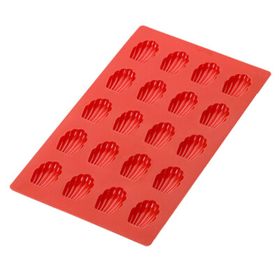 

Madeleine Cake Tin Cake Mould Tray Silicone Non Stick 20 Hole Bakeware Tool