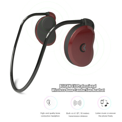 

BEASUN GY1 Professional Wireless Headsets Open-ear Stereo Bone Conduction Headphone Earphone Headset Hands Free Outdoor Sport Supp