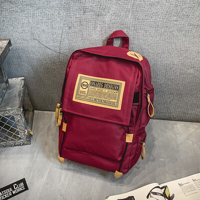 

Insfeng schoolbag female Korean version of high school studentslarge-capacity fashion brand mens backpack shoulder bag