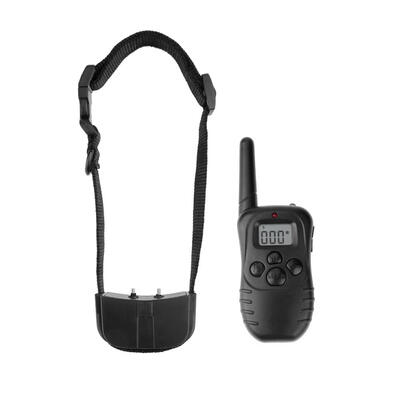 

LCD Remote Control Dog Anti Bark Collar Safe Vibration Stop Barking Trainer