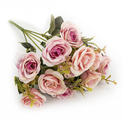 

Craft Simulation Bouquet Fake Rose Flower Office Home Decor Artificial Rose