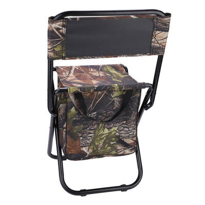 

Greensen Portable Folding Chair Seat Stool with Backrest Storage Bag for Outdoor Fishing