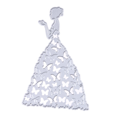 

Metal Beauty Cutting Dies Stencils for DIY Scrapbooking Album Decorative Em