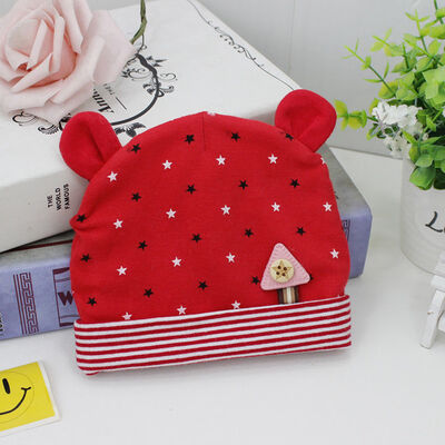 

Newborn Baby Unisex Toddler Infant Boys Girls Beanie Hat Soft Cute Cap Cotton