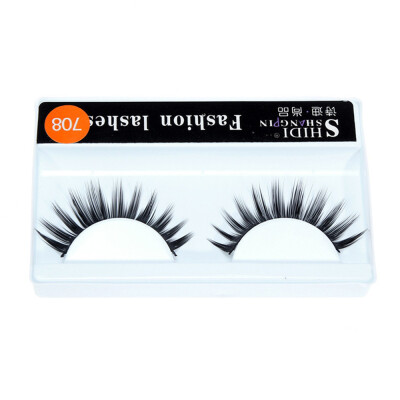 

〖Follure〗1 Pairs Long Makeup Cross Thick False 3D Dense Eyelashes Eye Lashes Nautral